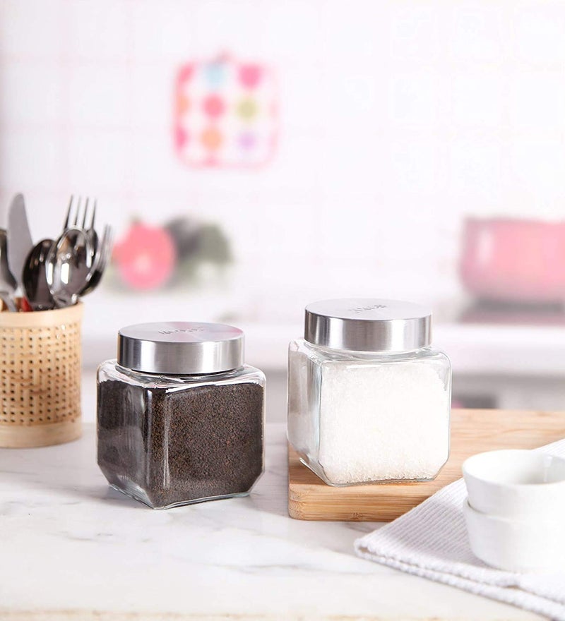 shreenath craft Canning &Ball Mason jam jar 500 ml Quilted Jelly Jars with Lids -Food Storage Container-Pulse Storage jar with airtight Rust Proof lid - Set of [ 6 pcs ] - Image 2