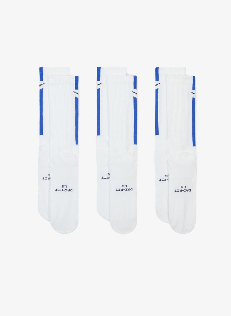 Nike 3-Pack Everyday Stripe Crew Socks - Image 3