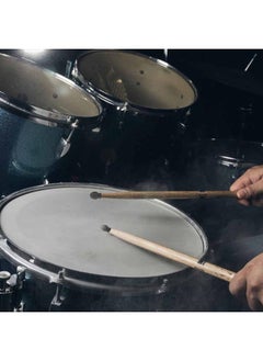 Thoraya 2 Pcs Natural Silicone Drumstick Silent Tip Cover Anyplace Playing Mallet Mute Tip(Black)  - Image 3