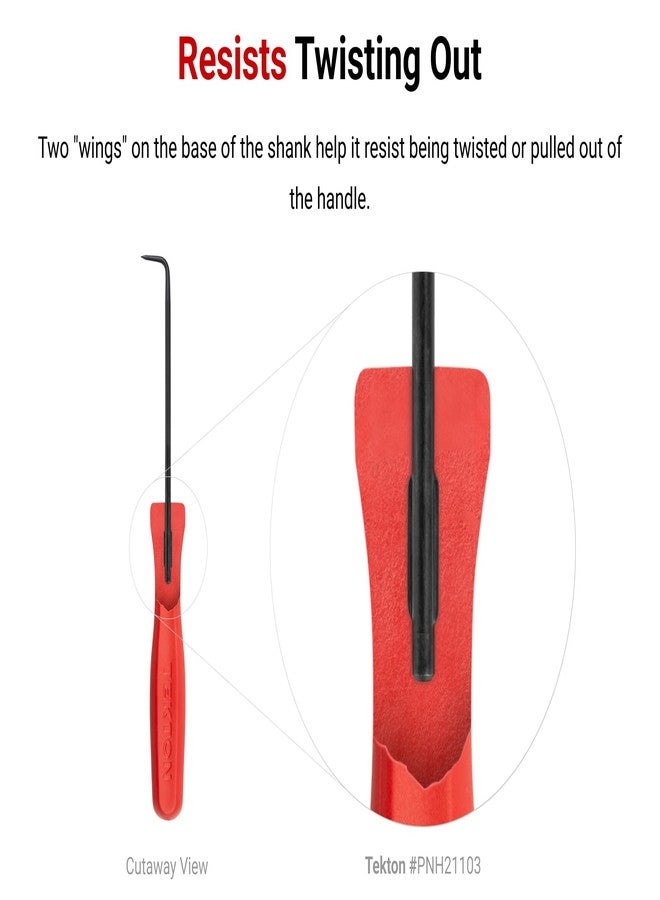 TEKTON Straight Blunt Pick (1/8 x 3 in. shank) | PNH24101 | Made in USA - Image 5