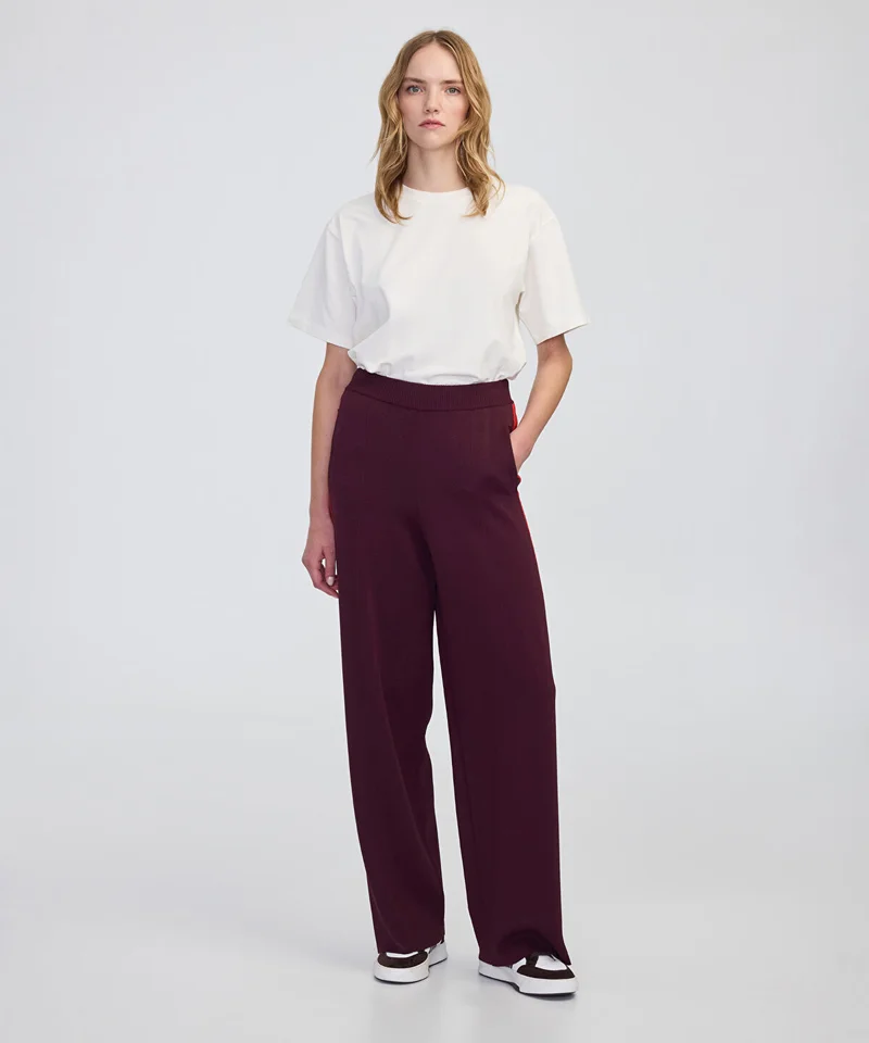 Ipekyol Color-Block Wide-Leg Trousers