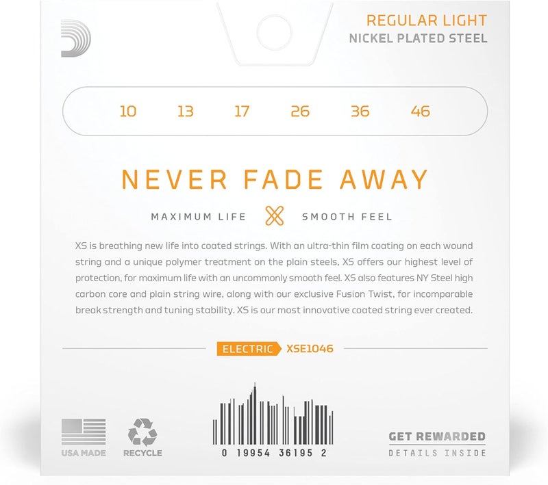 D'Addario XSE1046 Nickel Wound Electric Guitar Strings - Image 5