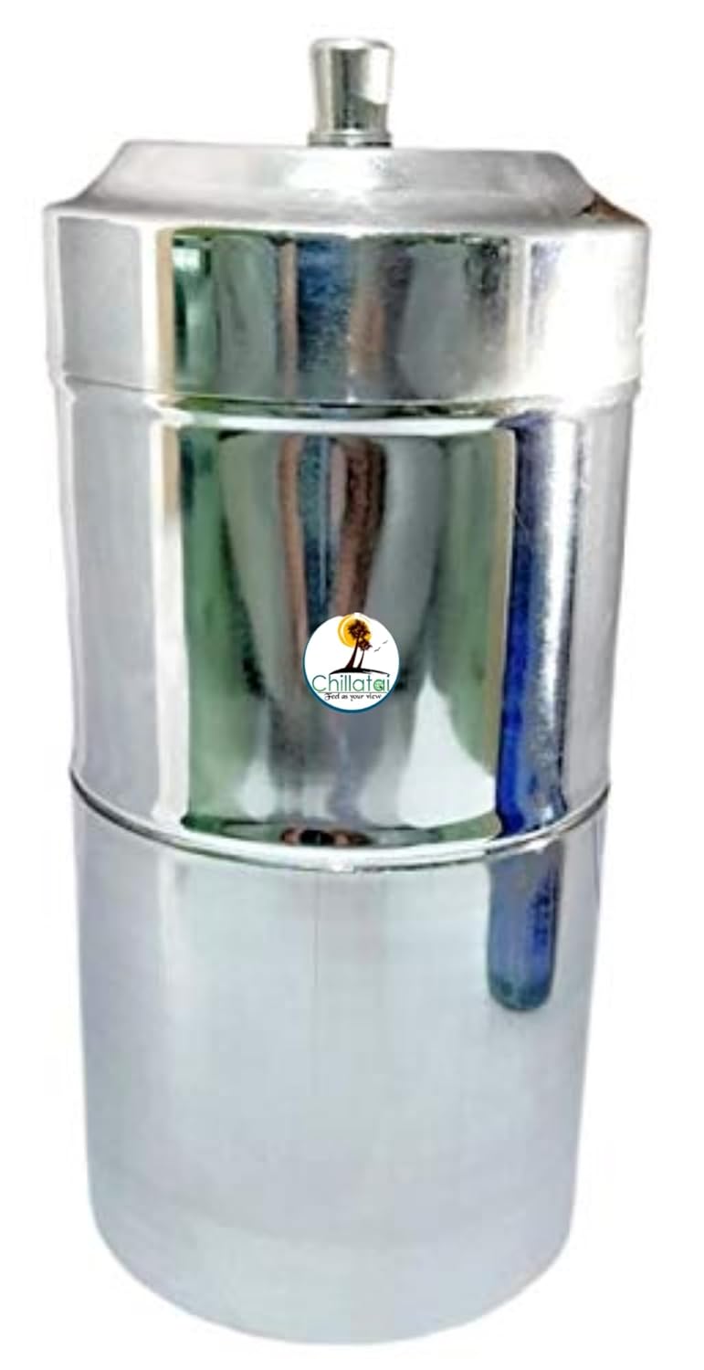CHILLATAI CHILLATAI South Indian Filter Coffee Maker Small Size 100 ml Stainless Steel Filter Coffee Maker  - Image 4