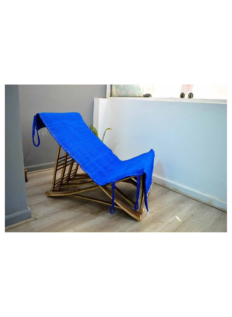 Eco-friendly palm frond beach chair handmade by Egypt Antiques
