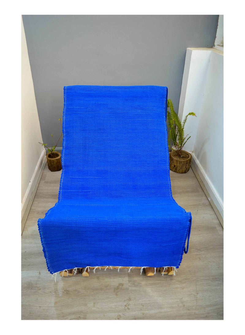 Eco-friendly palm frond beach chair handmade by Egypt Antiques