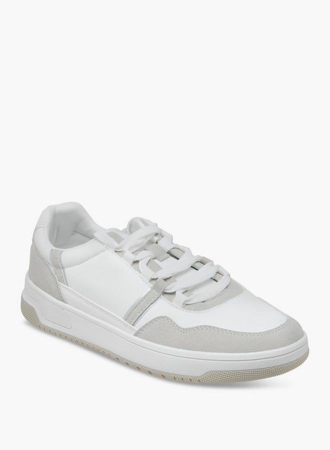 LBL by Shoexpress Men's Panelled Sneakers with Lace-Up Closure - Image 1