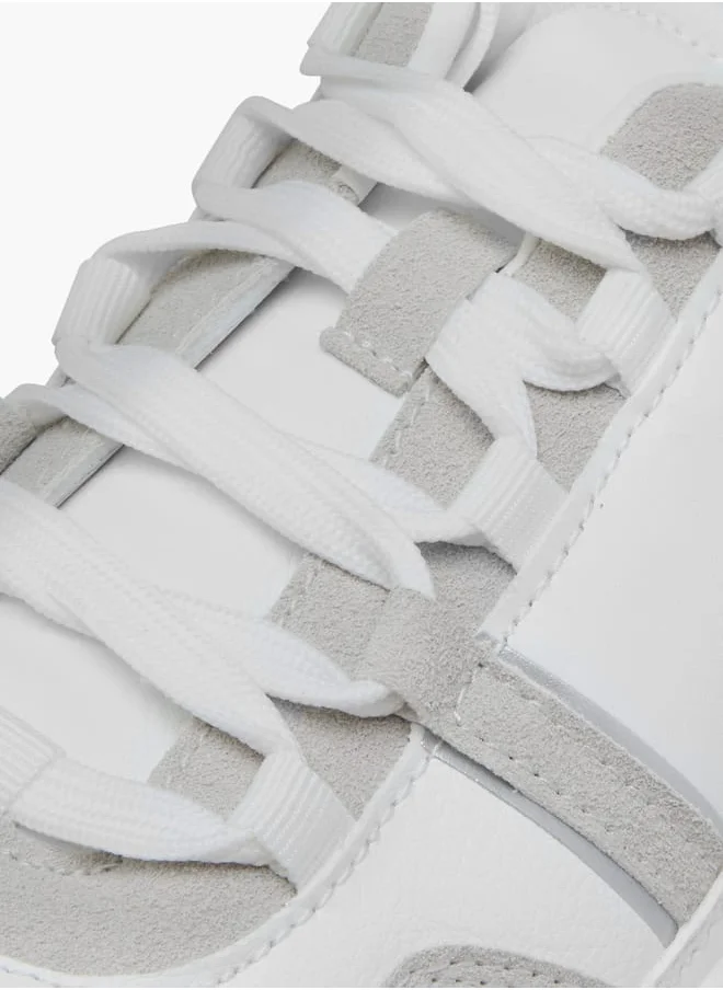 LBL by Shoexpress Men's Panelled Sneakers with Lace-Up Closure