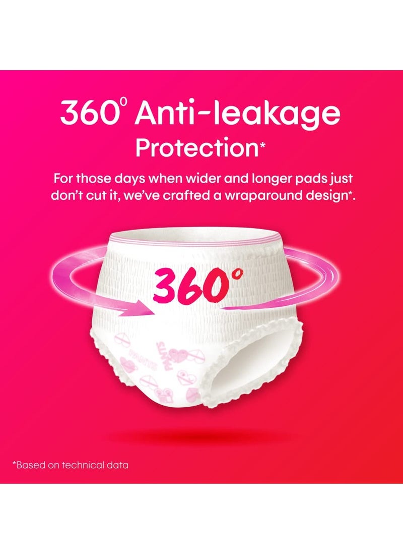 Kotex - Kotex overnight period panties (Large/Extra Large size, pack of 10 panties) - Image 1