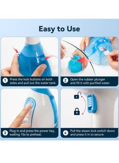 Generic Steam Iron 1500W Handheld Steamer Garment Steamer for Clothes Portable Iron Steam with Strong Penetrating 280ml  - Image 5