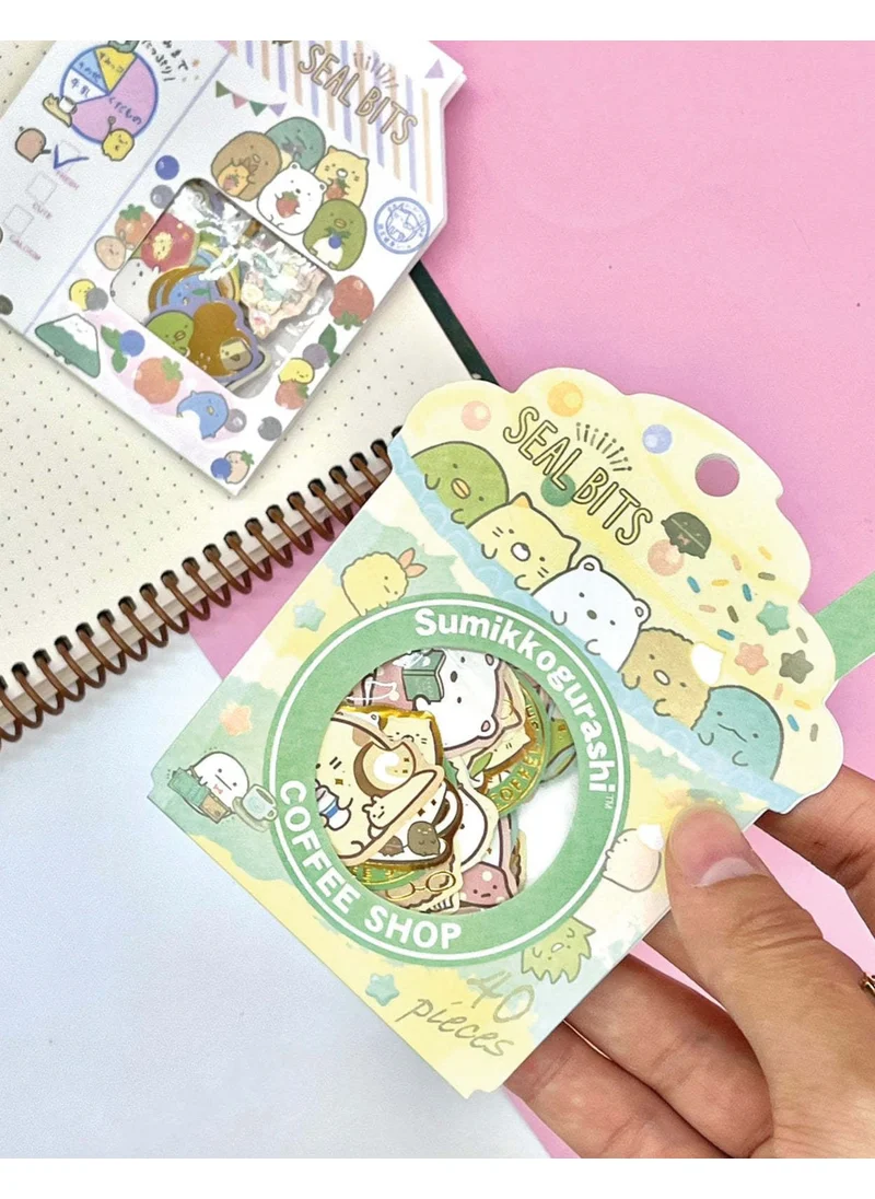 Kağıt Gemi Dükkan Paper Ship Shop Green Cute Sumikko Gurashi Sticker