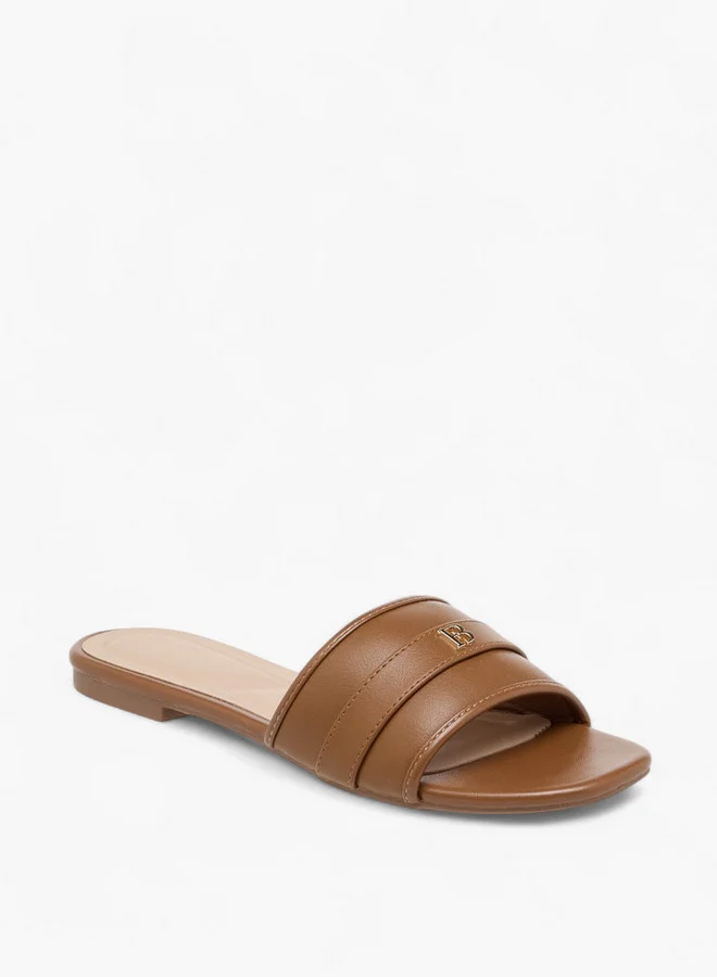 فلورا بيلا من شو إكسبرس Logo Accent Slip-On Flat Sandals