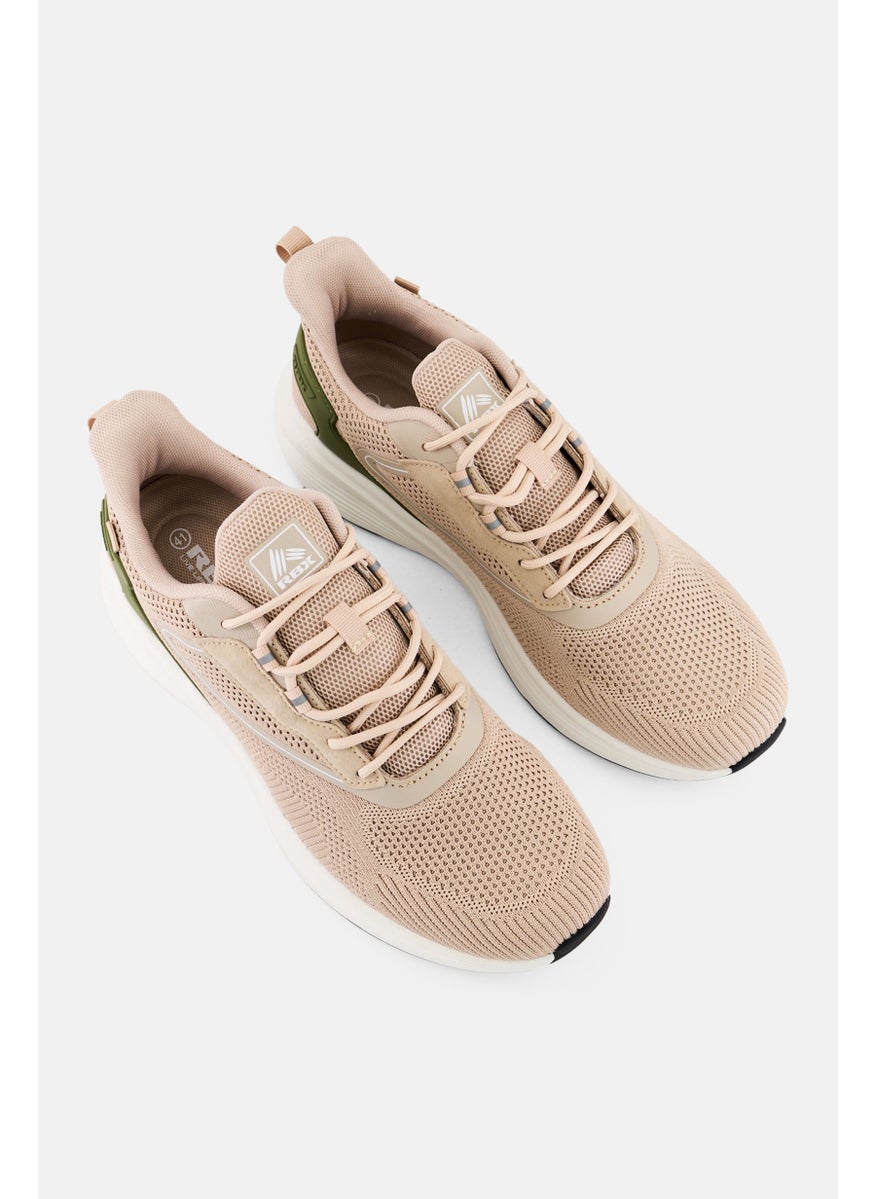 RBX Women Lace Up Outdoor Shoes, Beige  - Image 4
