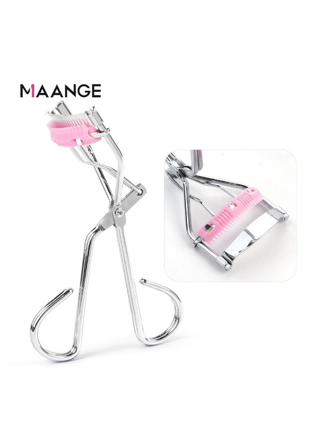 MAANGE Wide-Angle Portable Eyelash Curler With Metal False Eyelashes. Curls And Sets Eyelashes While Combing, Creating a Natural Curl Effect. - Image 4