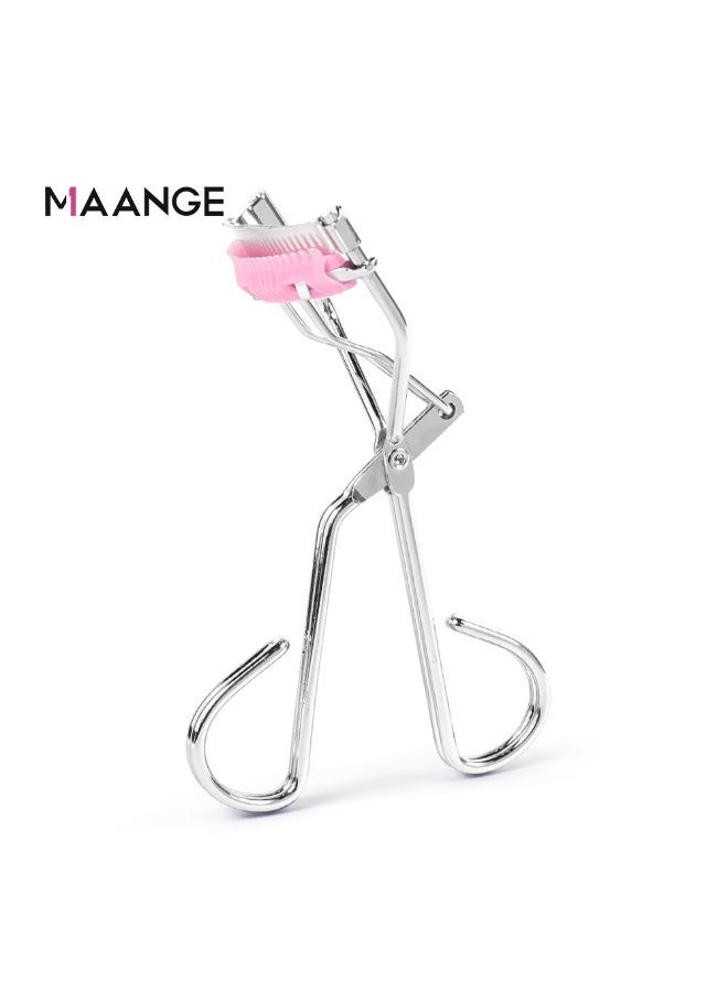 MAANGE Wide-Angle Portable Eyelash Curler With Metal False Eyelashes. Curls And Sets Eyelashes While Combing, Creating a Natural Curl Effect. - Image 3