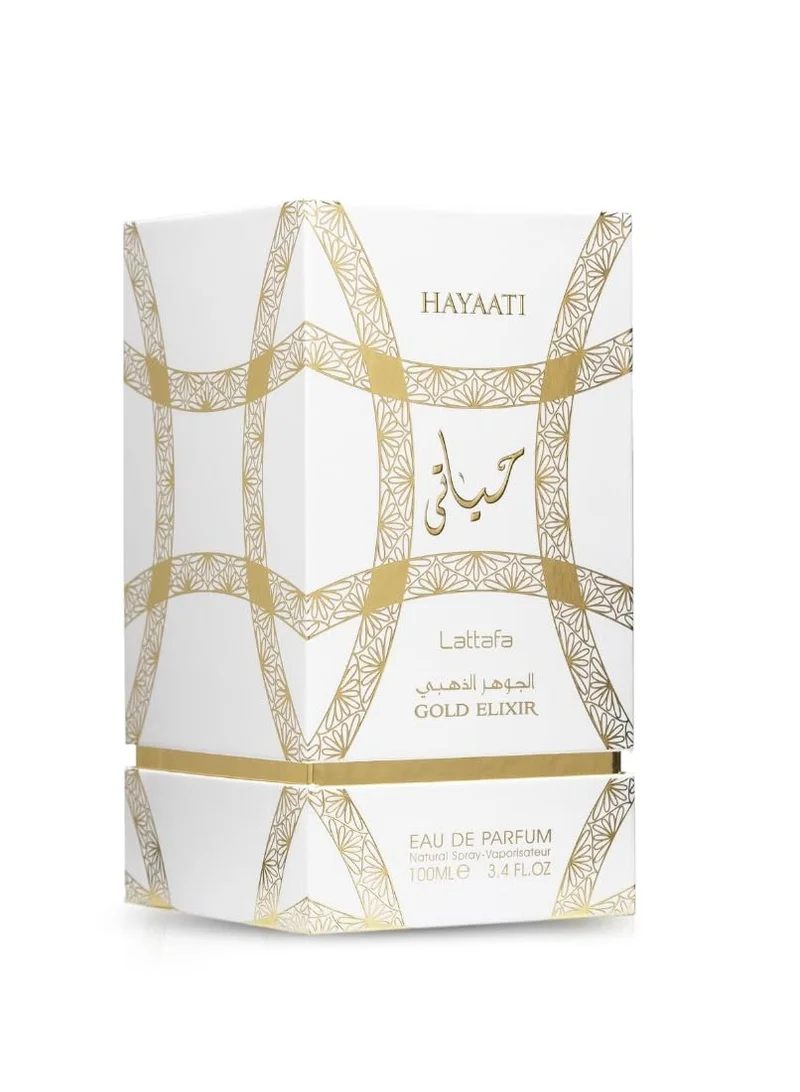 Lattafa  Hayaati Gold Elixir EDP Spray 3.4 oz  | Best Price UAE