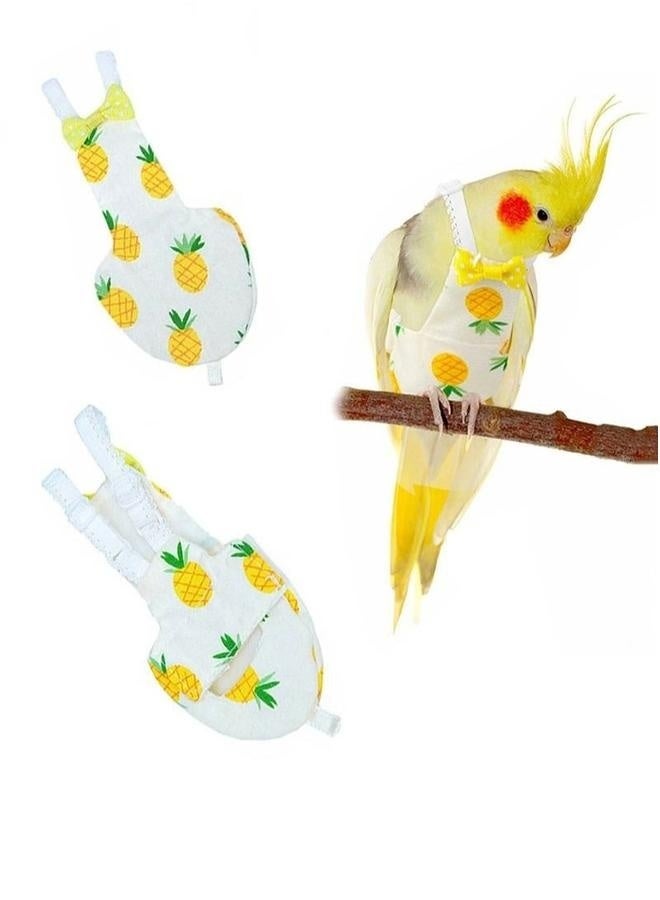 Creative Parrot Diaper Bird Pant Flying Suit for Cockatiels and Parakeets Random Style Comfortable and Easy to Clean for Daily Wear-Soft Birds Flight Suits Washable and Reusable Parrots Nappies-L - Image 5