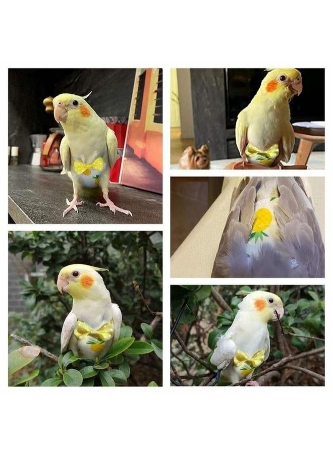 Creative Parrot Diaper Bird Pant Flying Suit for Cockatiels and Parakeets Random Style Comfortable and Easy to Clean for Daily Wear-Soft Birds Flight Suits Washable and Reusable Parrots Nappies-L - Image 4