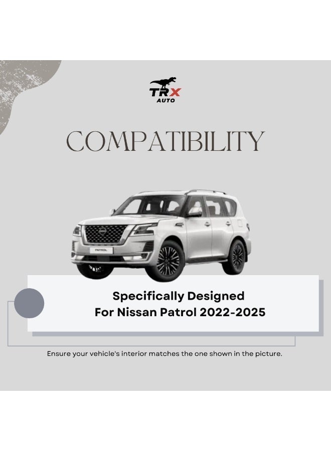 TRX AUTO Magnetic Phone Holder Screen Base with Q2 Wireless Charging For Patrol 2022 to 2025 | 15W Fast Wireless Charging Phone Mount | Multimedia Screen Fixed Bracket Base Car Phone Holder - Image 4