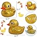 Goaste 2 Pack Giant Glitter Rubber Ducks 67 Inch Big Yellow Ducky Large Sparkly Toy Duckies with Squeaky Sound Bathtub Floating Rubber Ducks for Baby Shower Birthday Party Summer Beach - Image 4