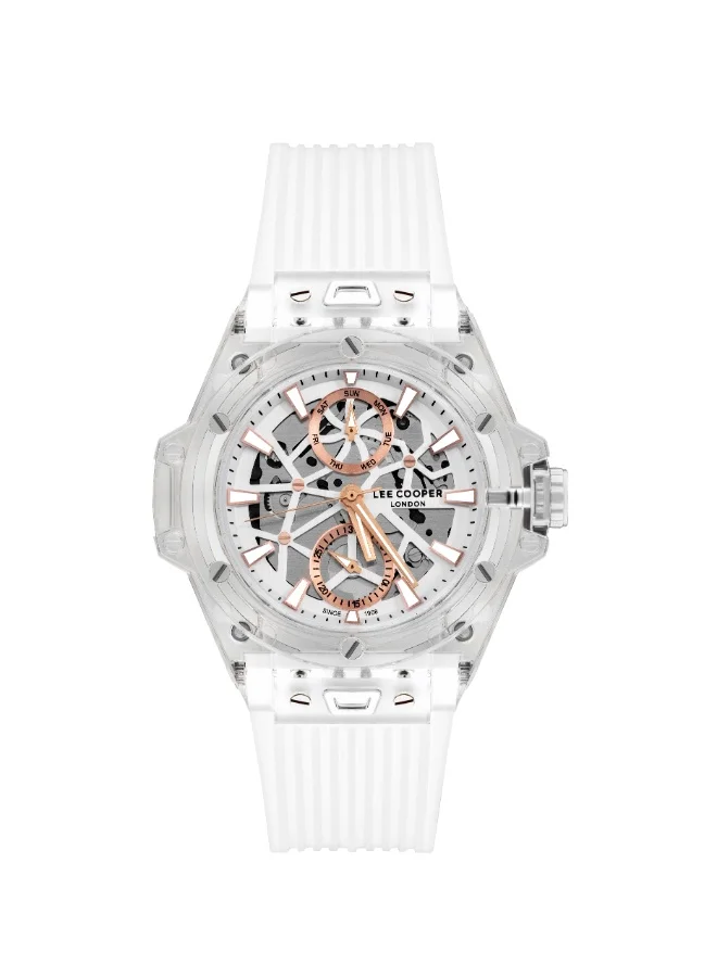 Lee Cooper Men's Silicone Multi Function Watch LC07975.333 - 44 mm