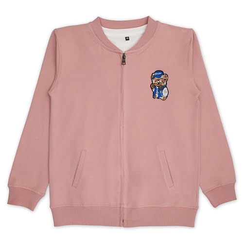 CAVIO Boys Pink Casual Zipper Jacket Witth T-Shirt - Image 3