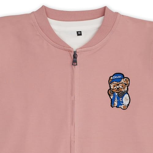 CAVIO Boys Pink Casual Zipper Jacket Witth T-Shirt - Image 4