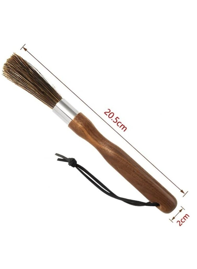 إسكدنيا مسواك تنظيف مطحنة القهوة، مسواك أداة تنظيف صانع الإسبرسو مع مقبض لأداة قهوة الفول الذرة - Image 2