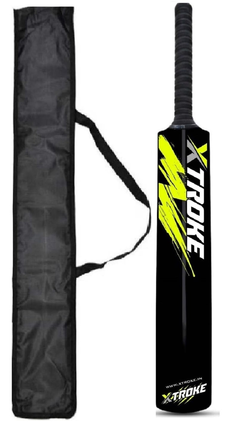 XTROKE Power Edition Hard Plastic Cricket Bat for Tennis Ball | Lightweight Durable for Kids, Adults & Beginners | Full Size Practice (Bat with Bat Cover) - Image 1
