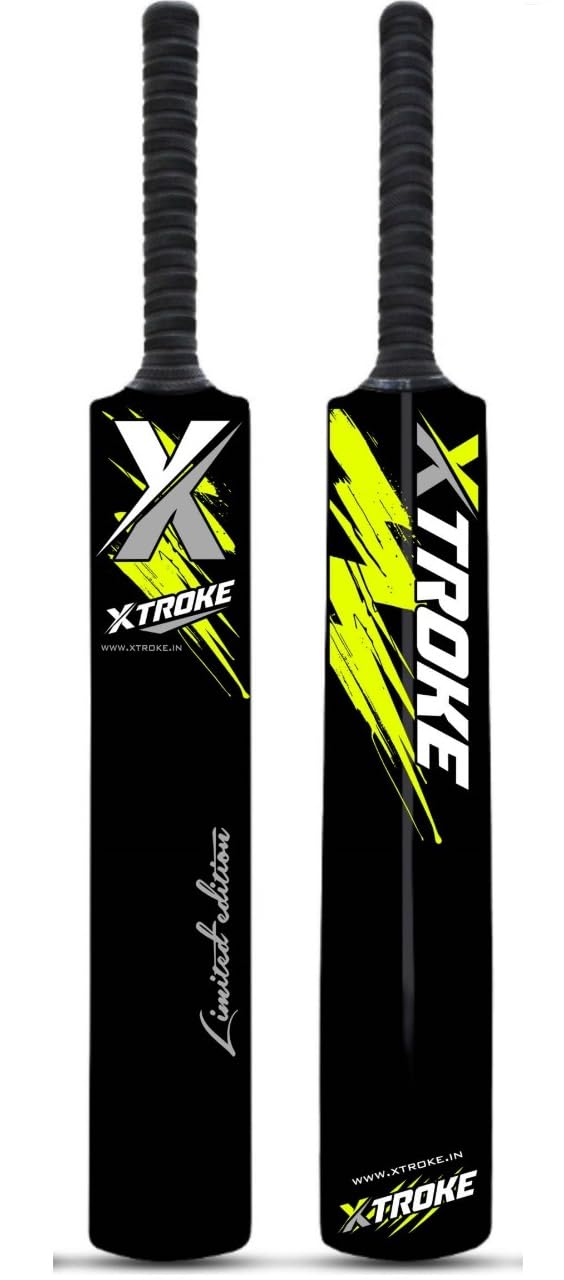 XTROKE Power Edition Hard Plastic Cricket Bat for Tennis Ball | Lightweight Durable for Kids, Adults & Beginners | Full Size Practice (Bat with Bat Cover) - Image 3