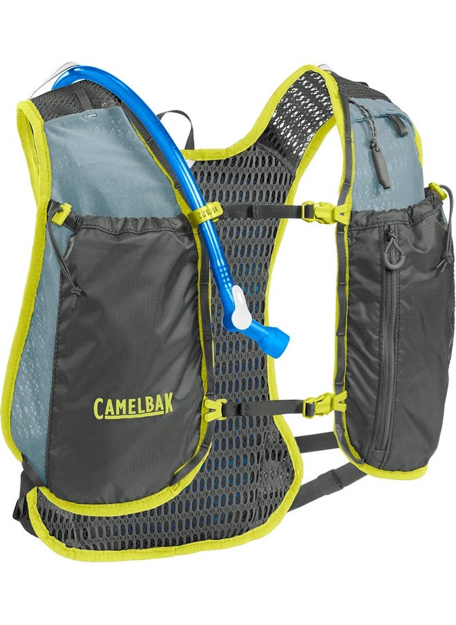 CAMELBAK CamelBak Women's Circuit Run Vest 50oz Hydration Bladder, Graphite/Limeade  - Image 3