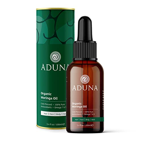 Aduna Organic Moringa Oil | 100% Natural Cold-Pressed for Skin, Hair & Nails | Multi-Purpose Moisturizing Beauty Oil With Antioxidants & Emollients | Lightweight & Fast-Absorbing | 100ml - Image 1