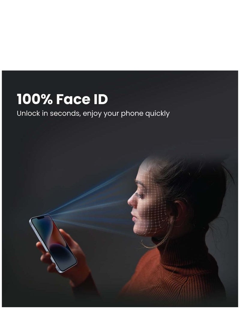 Brave حماية شاشة الخصوصية لجهاز آيفون 14 برو ماكس 6.7 بوصة 9H زجاج مقسى مضاد للتجسس تغطية من الحافة إلى الحافة خالية من الفقاعات، وضوح عالي، مضاد للخدش، مضاد للكسر، تركيب سهل يشمل صينية محاذاة سهلة - Image 3