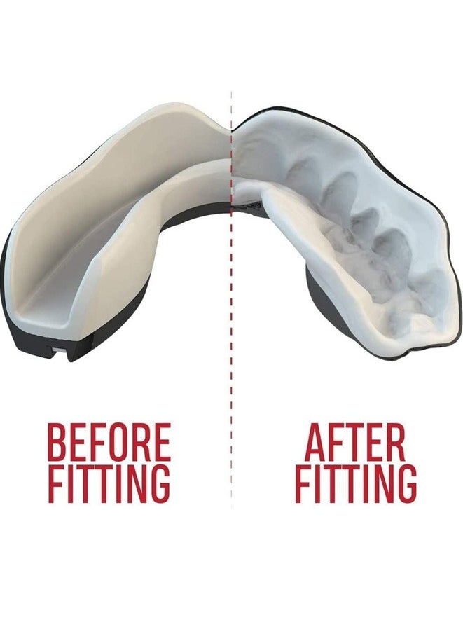 Muyixin Mouthguard Slim Fit Adults and Junior Mouth Guard with Case for Boxing Basketball Lacrosse Football Martial Arts Hockey and All Contact Sports  - Image 4