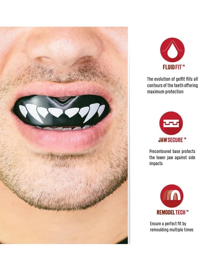 Muyixin Mouthguard Slim Fit Adults and Junior Mouth Guard with Case for Boxing Basketball Lacrosse Football Martial Arts Hockey and All Contact Sports  - Image 2
