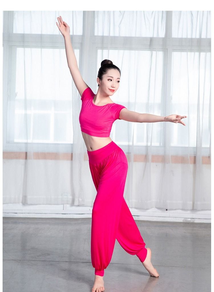 Loquat Summer Yoga Suit Women's Blouse Open Navel Tight Gym Sports Suit  - Image 2