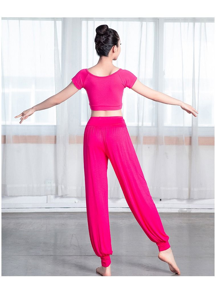 Loquat Summer Yoga Suit Women's Blouse Open Navel Tight Gym Sports Suit  - Image 3