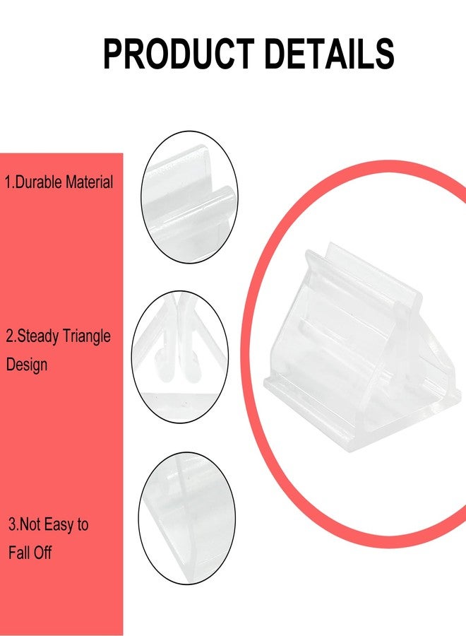 Litoexpe Clear Acrylic Card Stand - 25pcs Plastic Game Piece Holders for Party, Photos, Memos, Pictures Display - Image 4