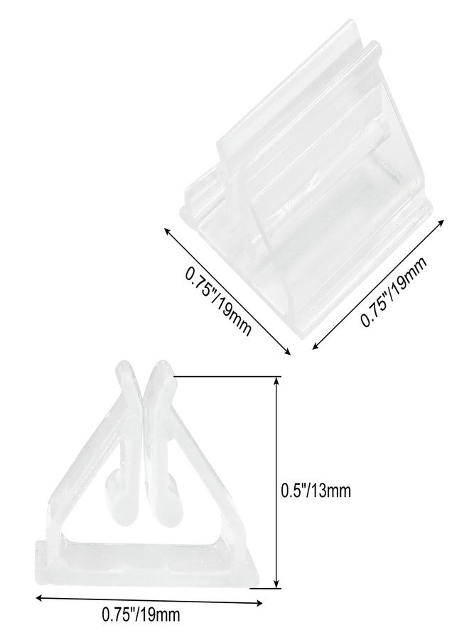 Litoexpe Clear Acrylic Card Stand - 25pcs Plastic Game Piece Holders for Party, Photos, Memos, Pictures Display - Image 2