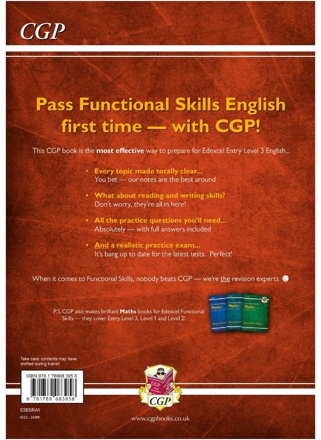 null - Functional Skills English: Edexcel Entry Level 3 - Study & Test Practice - Image 1