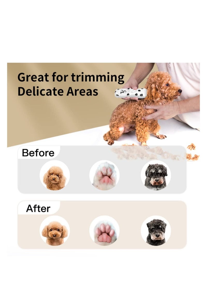 SOLARAE Dog Cat Grooming Clippers, Pet Professional Cordless Grooming Tools, Low Noise Pet Hair Trimmer Kit, for Thick Coats, with 5 Accessories - Image 5