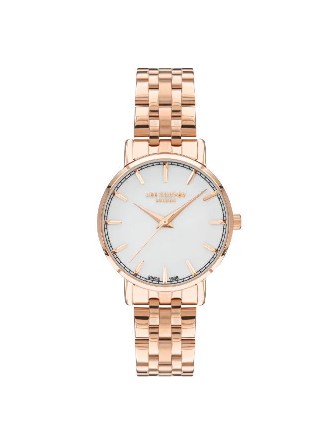لي كوبر Women's Metal Analog Watch LC07503.420 - 34 mm
