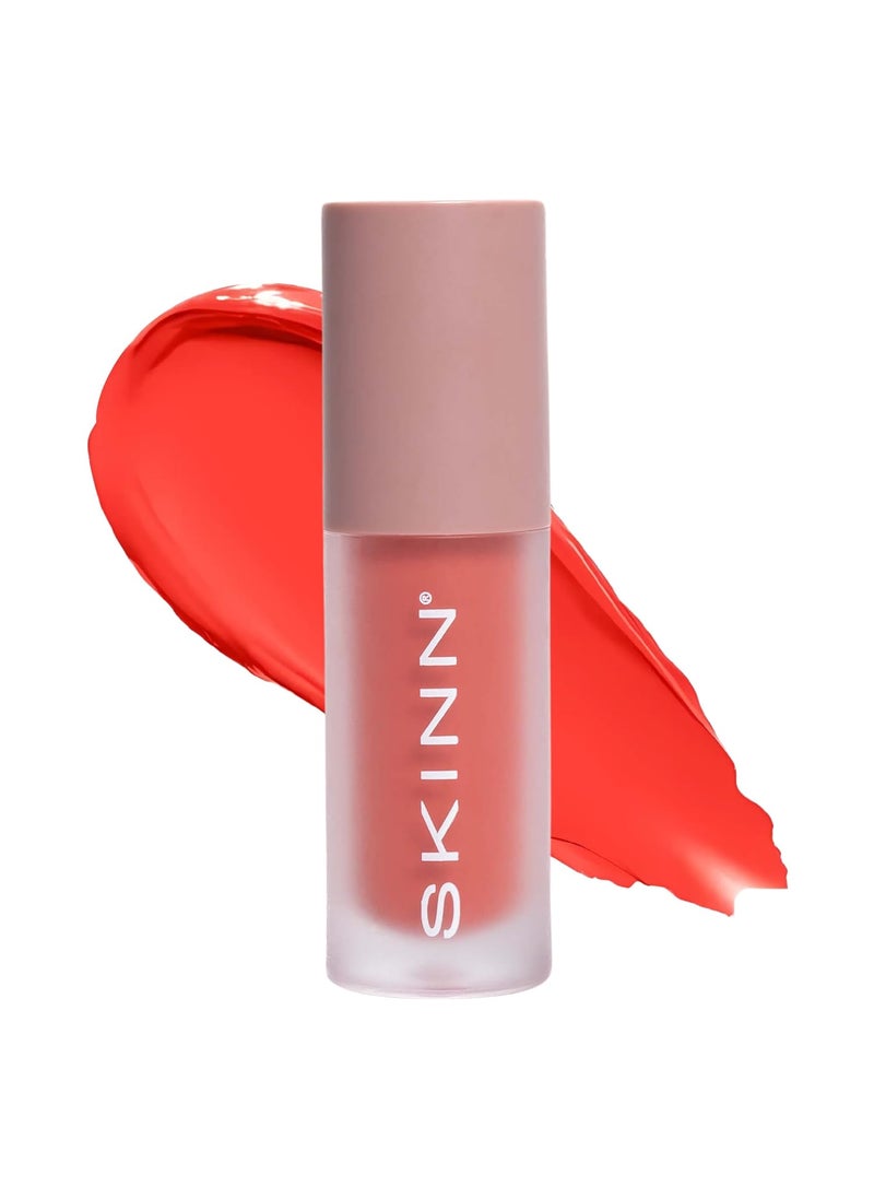 Skinn SKINN Treatment Liquid Blush for Cheeks, Coral - Vibrant, Long-Lasting & Buildable Color - Skincare-Infused Make-Up for Fine Lines & Wrinkles - Hydrating & Lightweight Face Makeup Cosmetics 