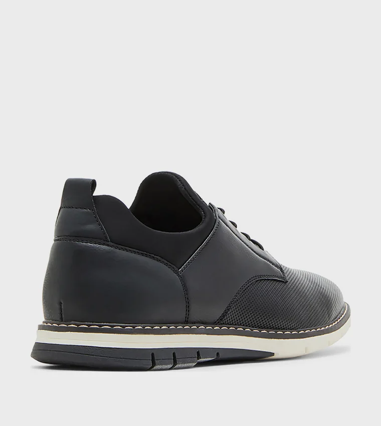 ستيف مادن Men's Black Mlaz Low Top Sneakers