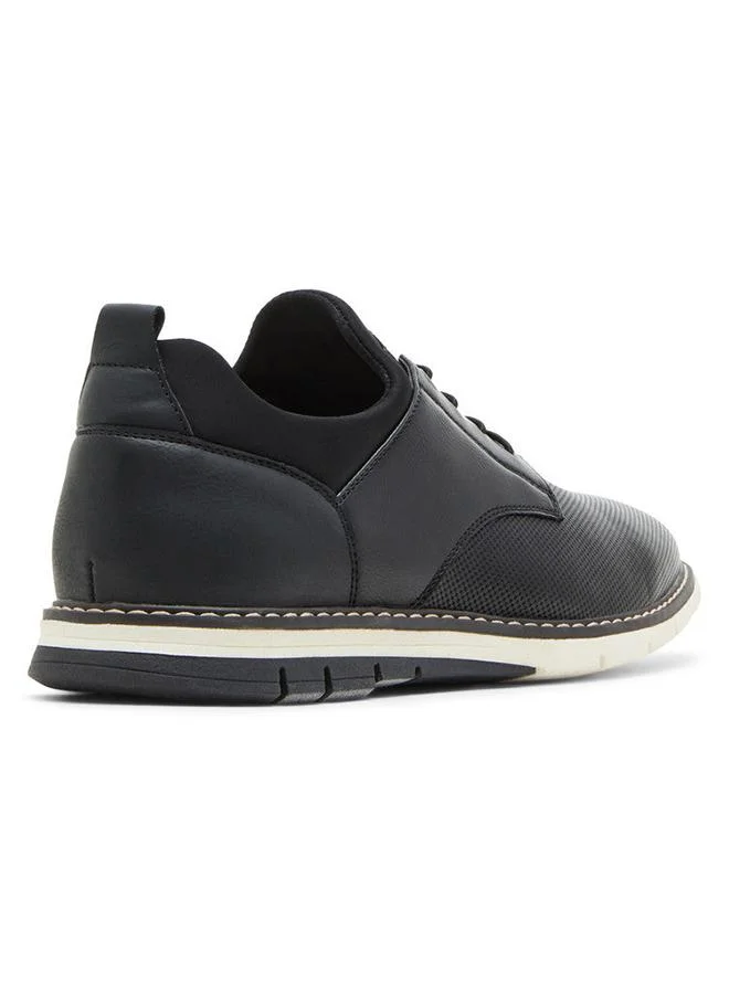 ستيف مادن Men's Black Mlaz Low Top Sneakers