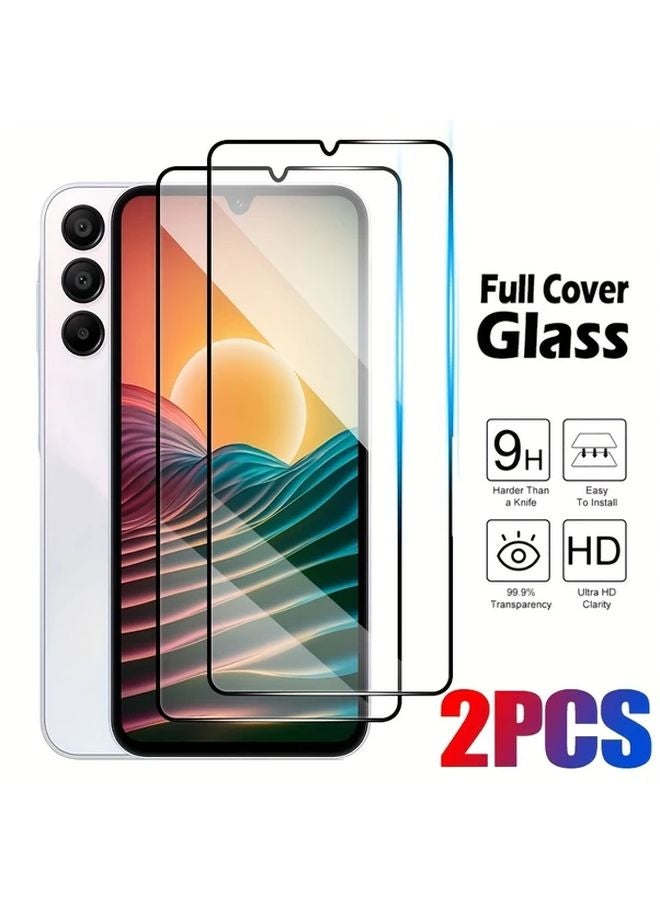 قطعتان من حامي الشاشة الزجاجي المقسى لريلمي 10، 10T، 2، 3، 5، 5i، 6، 6i، 7، 7i، 8، 8S، 8i، 9 برو بلس، 9i، 5G - تغطية كاملة، وضوح عالي HD، مقاوم للخدوش، تركيب سهل، تصميم غروب الشمس النابض بالحياة - Image 2