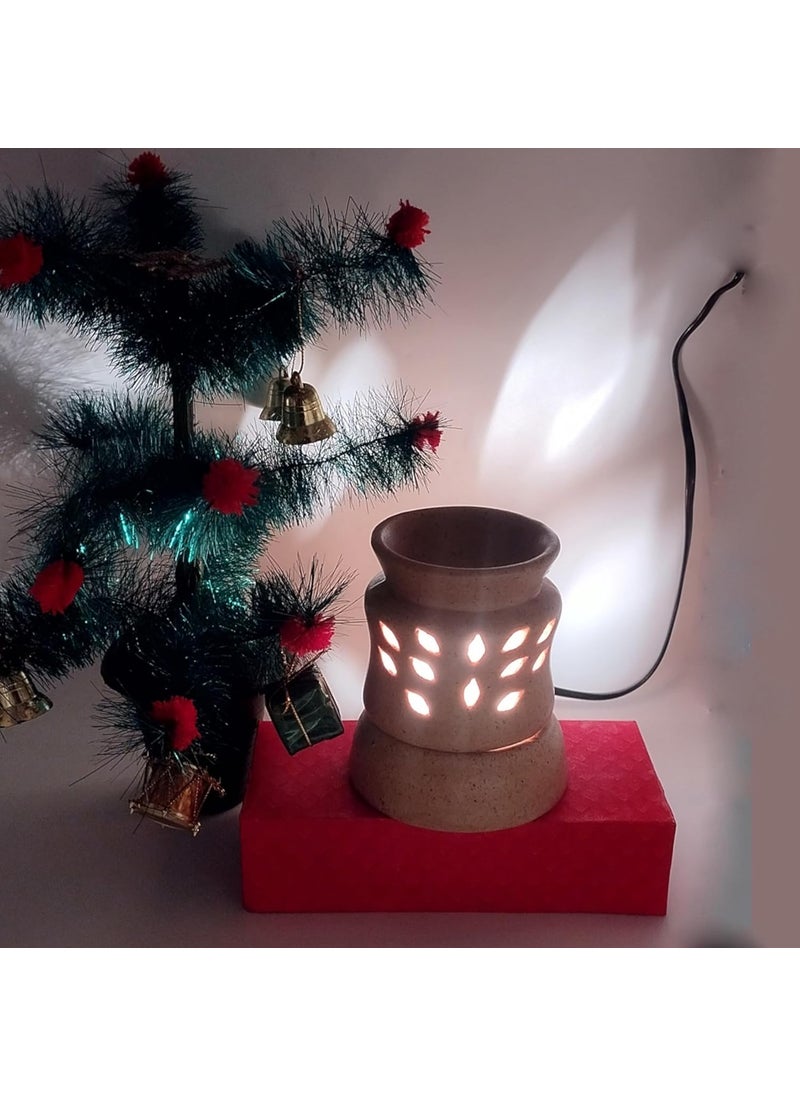 Oberlo Oberlo Electric Diffuser Aroma Burner Oil Burner for Home with Aroma Oils RoseLavendar 20 ml Oil  - Image 4