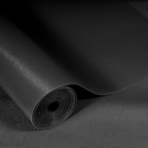 KayJen (45cmX5m) Black Food Grade EVA Anti Slip MatSheet for Fridge, Kitchen, Drawer, Shelf Liner, Table (Diamond Texture, Black) - Image 1