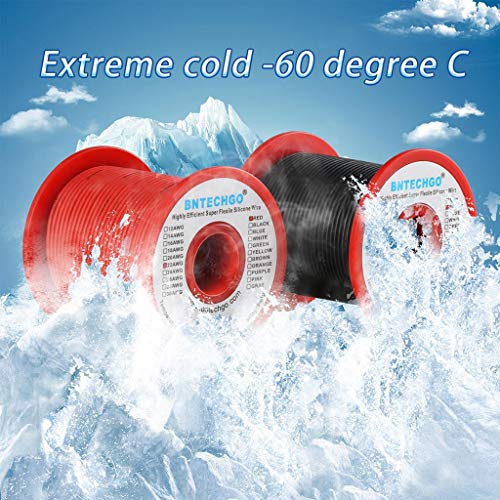 BNTECHGO 22 Gauge Silicone Wire Spool red and Black Each 100ft Flexible 22 AWG Stranded Tinned Copper Wire - Image 4