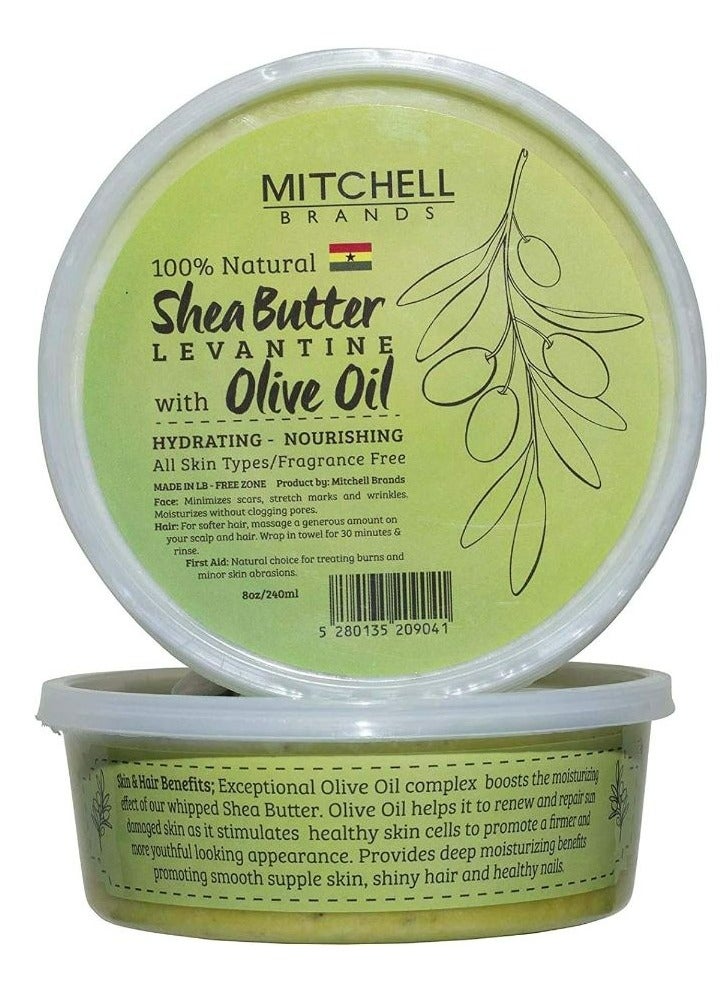 100% Natural Shea Butter Levantine With Olive Oil 240 ML
