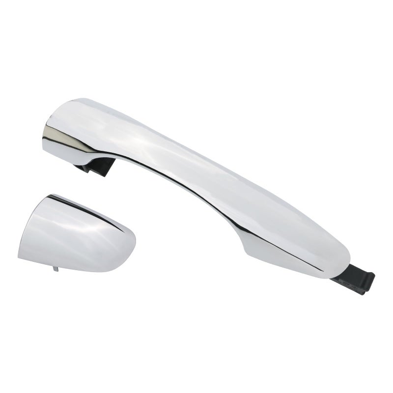 APPERFiT Exterior Door Handle wEnd Cap Cover for Rear Door Left Driver Side Chrome Compatible with Kia Sorento 2016 2017 2018 2019 2020 Replaces 82651C5010 83652C5010 - Image 2